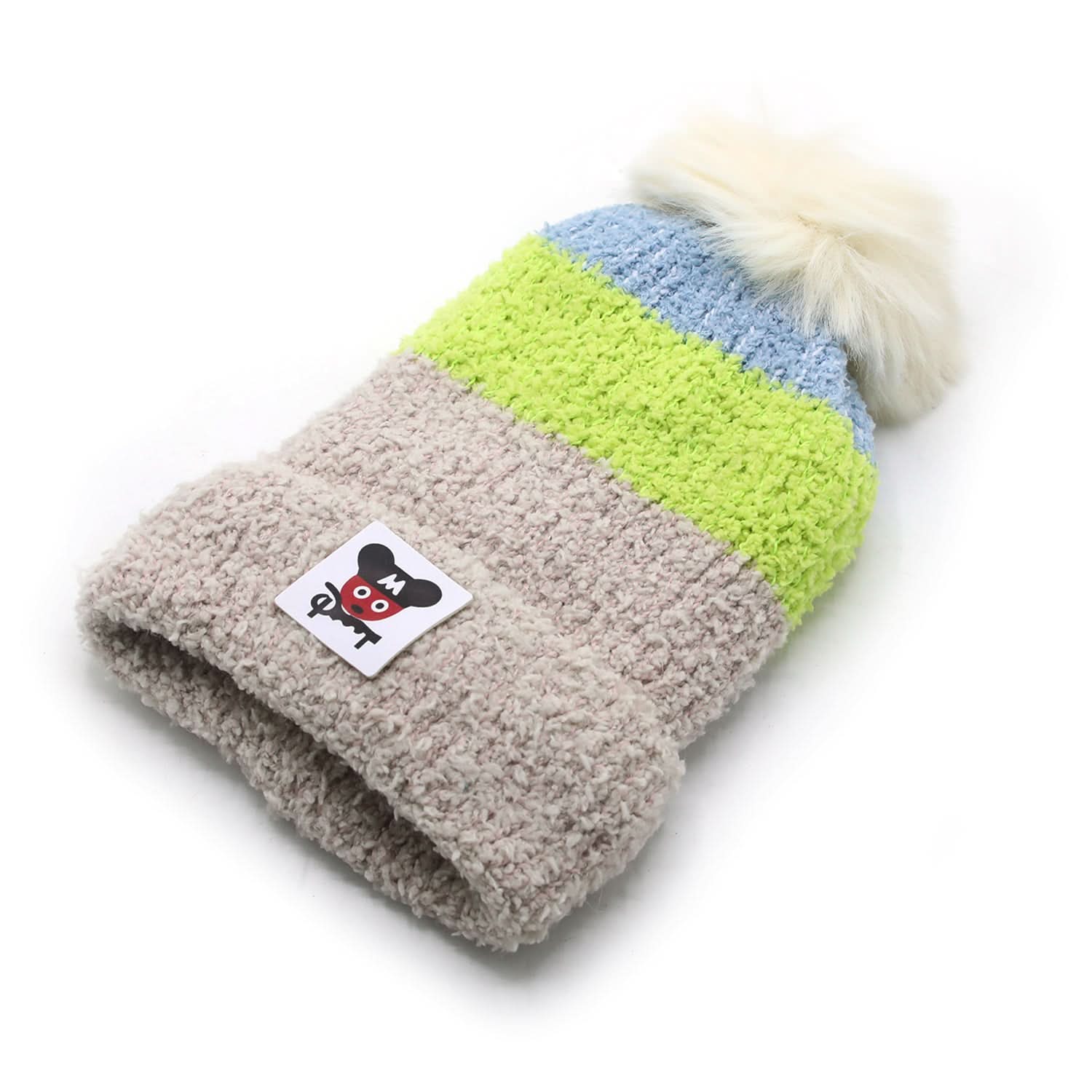 Kids Woollen Cap - Fawn, Boys Caps & Gloves, Chase Value, Chase Value