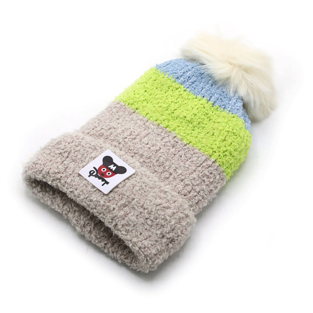 Kids Woollen Cap - Fawn, Boys Caps & Gloves, Chase Value, Chase Value