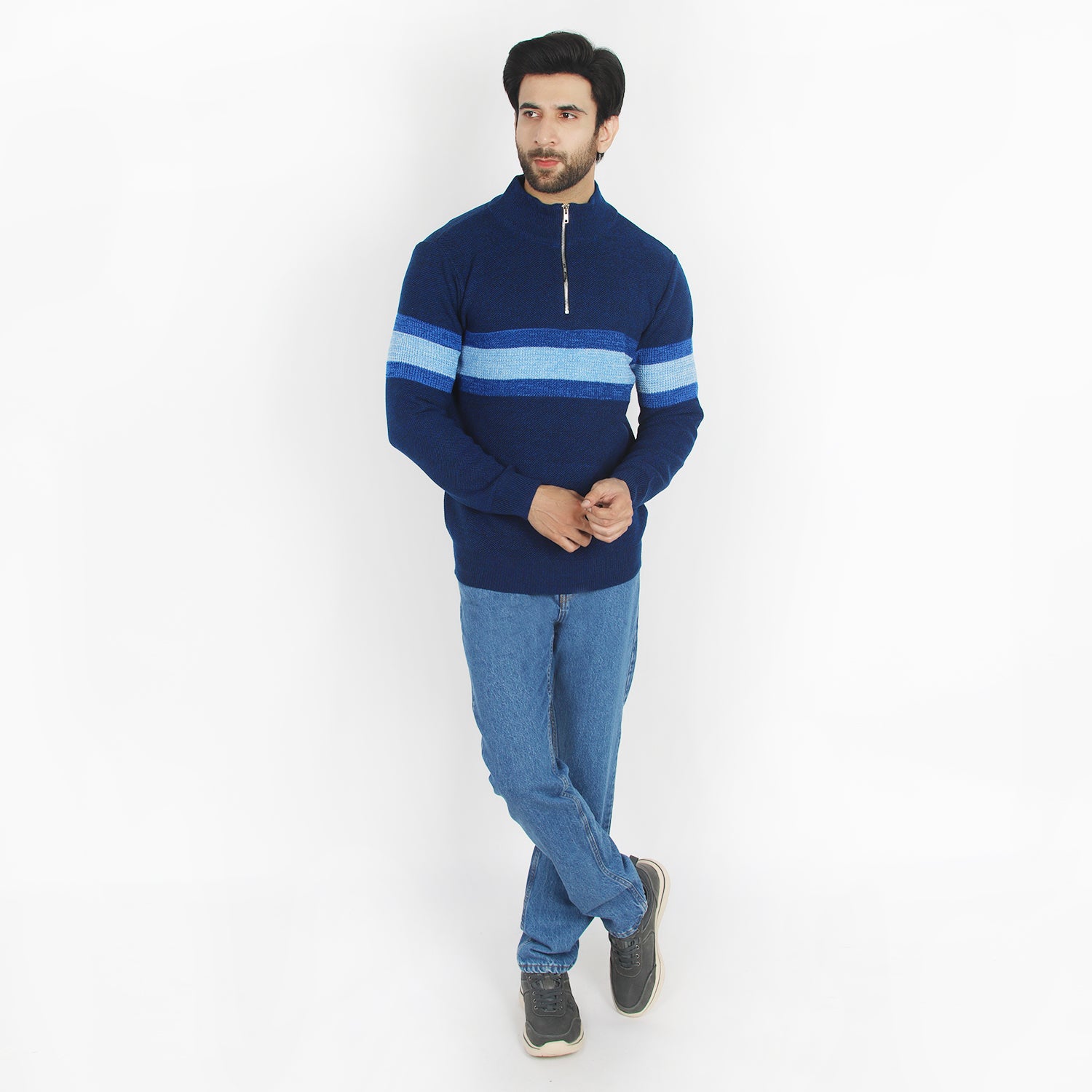 Eminent Men's Full Sleeves Sweaters - Royal Blue, Men's Sweater & Sweat Shirts, Eminent, Chase Value