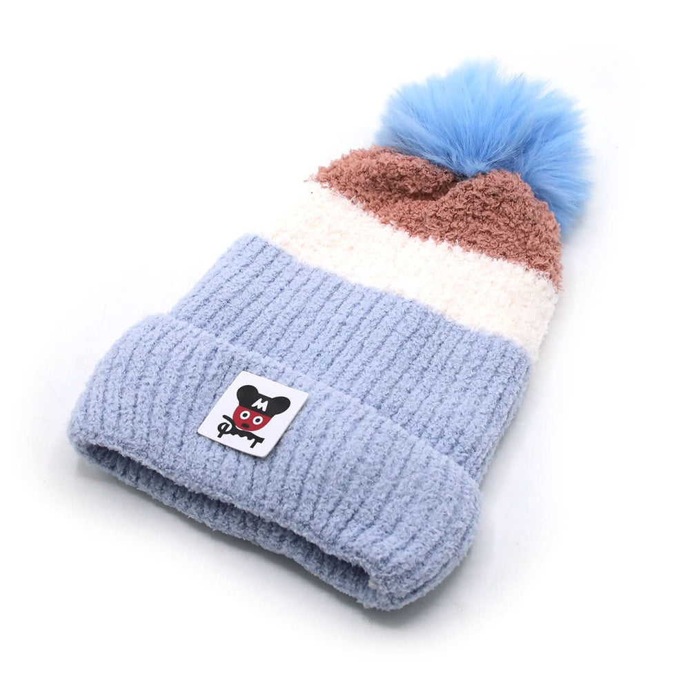 Kids Woollen Cap - Blue, Boys Caps & Gloves, Chase Value, Chase Value