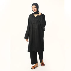 Women's Fancy 2Pcs Suit - Black