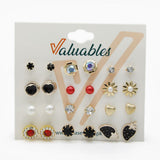 Girls Top Card Pack of 12 - Multi Color, Girls Earrings & Tops, Chase Value, Chase Value