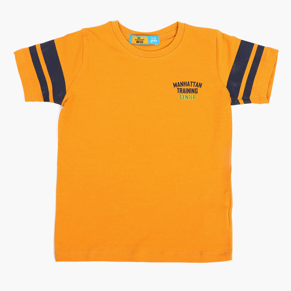 Eminent Boys Half Sleeves T-Shirt - Yellow