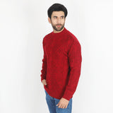 Eminent Men's Full Sleeves Sweater - Maroon, Men's Sweater & Sweat Shirts, Eminent, Chase Value