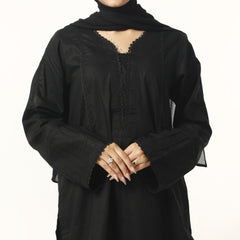 Women's Fancy 2Pcs Suit - Black