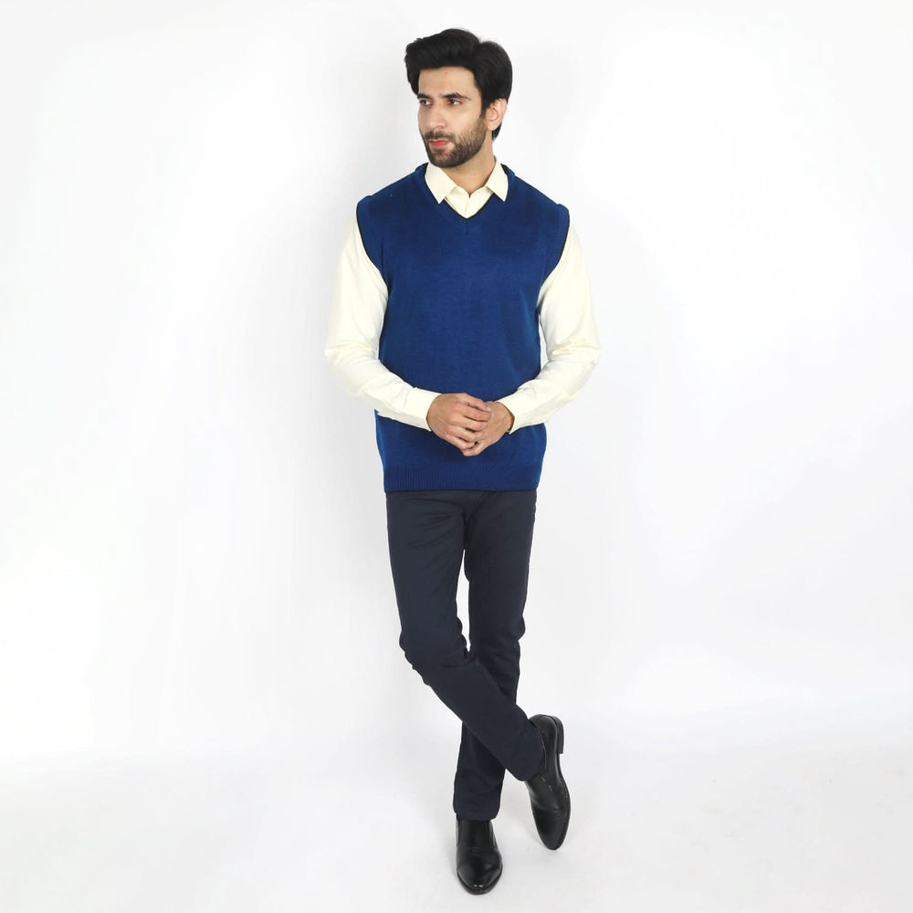 Men's Sleevesless Sweater - Royal, Men's Sweater & Sweat Shirts, Chase Value, Chase Value
