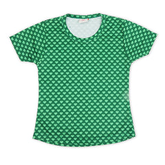 Valuable Girls Independence Day Half Sleeves T-Shirt - Green