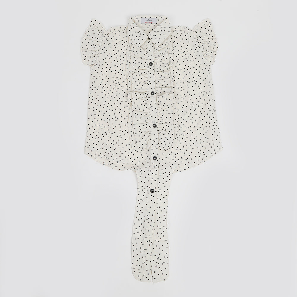 Girls Western Top - Off White, Girls Tops, Chase Value, Chase Value