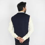 Men's Sleeveless Sweater - Navy Blue, Men's Sweater & Sweat Shirts, Chase Value, Chase Value