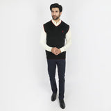 Men's Sleevesless Sweater - Black, Men's Sweater & Sweat Shirts, Chase Value, Chase Value