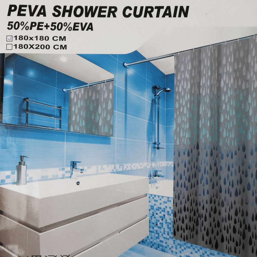 PEVA Shower Curtain  -  Multi Color, Shower Curtain, Chase Value, Chase Value