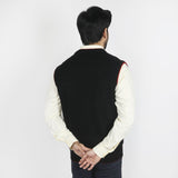 Men's Sleevesless Sweater - Black, Men's Sweater & Sweat Shirts, Chase Value, Chase Value