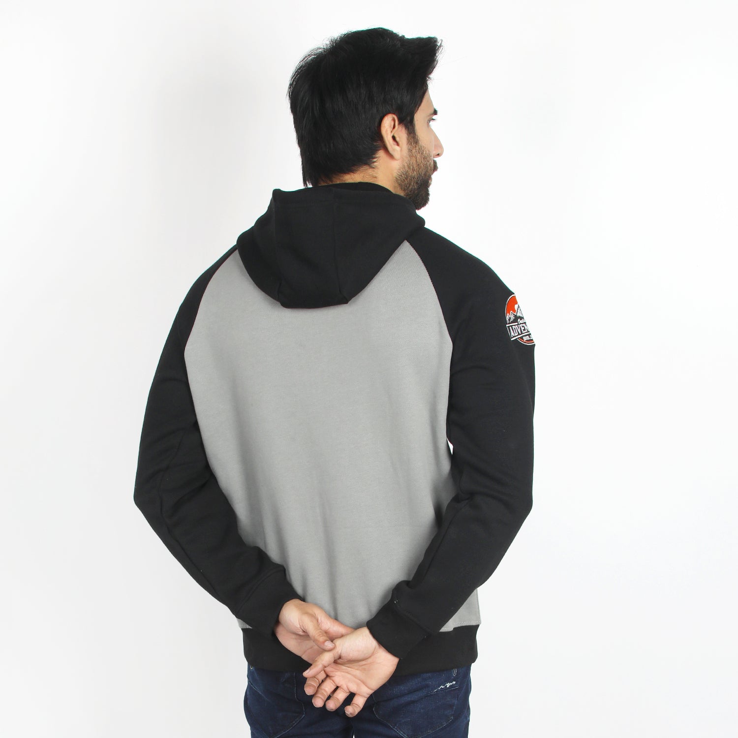 Eminent Men's Full Sleeves Jacket - Black & Grey, Men's Jackets & Hoodies, Eminent, Chase Value