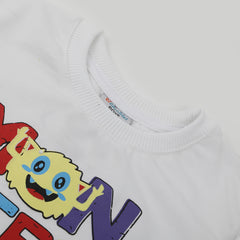 Boys Full Sleeves SweatShirt - White