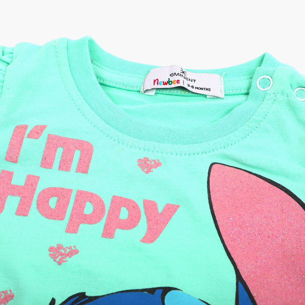 Eminent Newborn Girls Half Sleeves T-Shirt - Spring Bud, Newborn Girls T-Shirts, Eminent, Chase Value