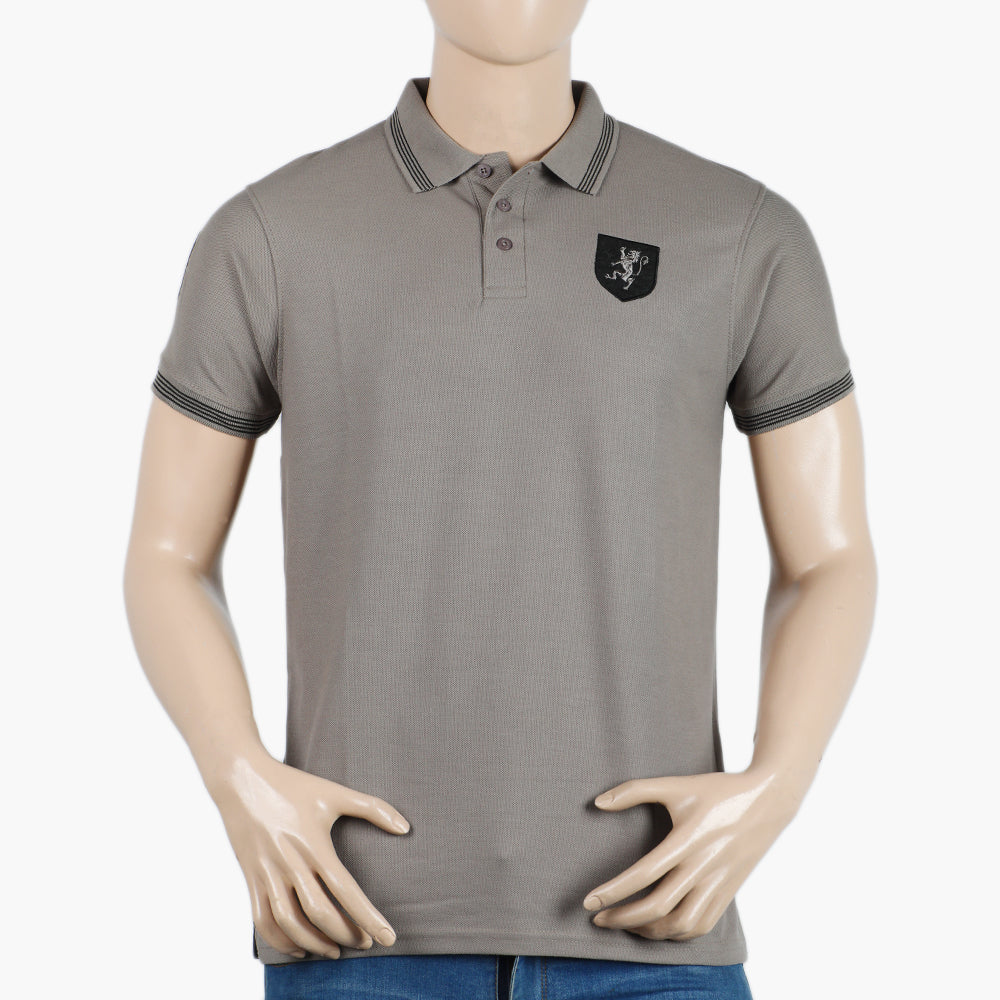 Men's Half Sleeves Polo T-Shirt - Grey, Men's T-Shirts & Polos, Chase Value, Chase Value