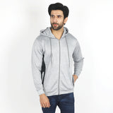Men's Full Sleeves Hoodie Jacket - Grey, Men's Jackets & Hoodies, Chase Value, Chase Value