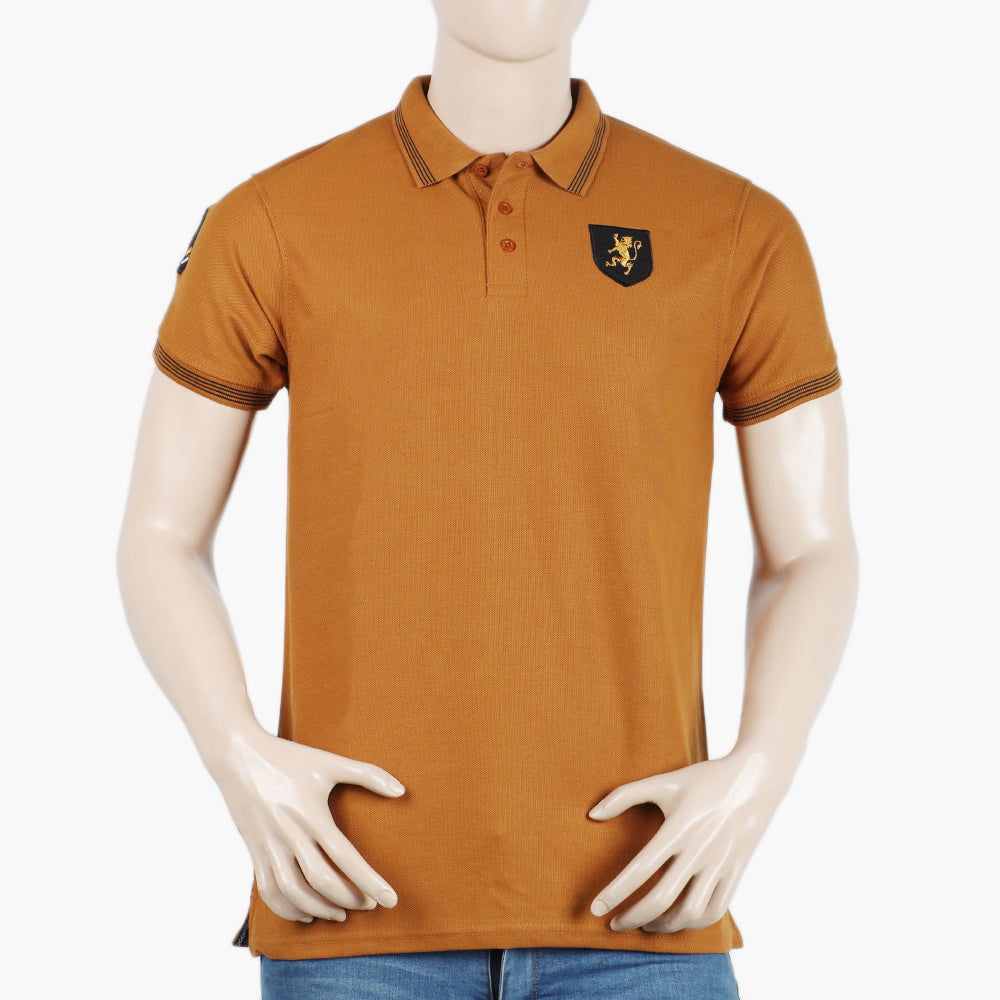 Men's Half Sleeves Polo T-Shirt - Mustard, Men's T-Shirts & Polos, Chase Value, Chase Value
