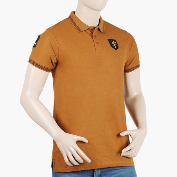 Men's Half Sleeves Polo T-Shirt - Mustard, Men's T-Shirts & Polos, Chase Value, Chase Value