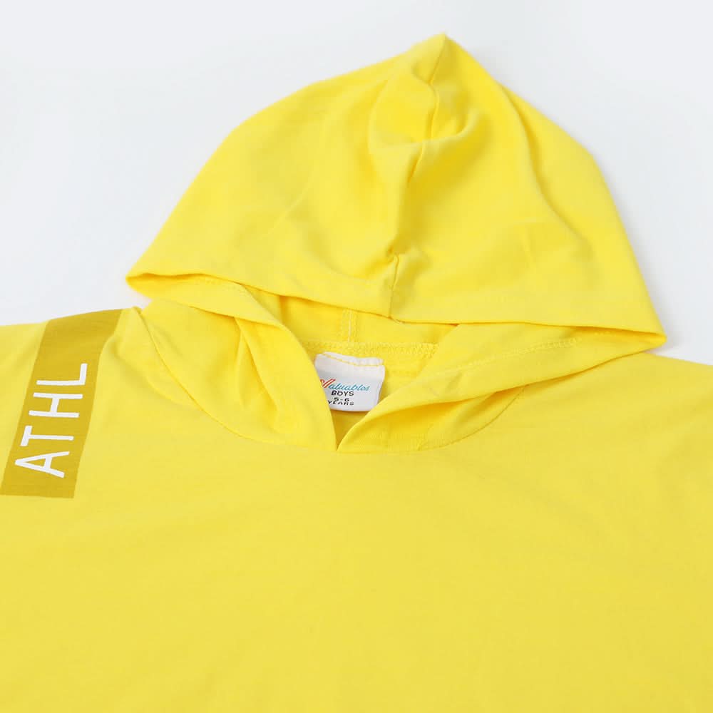 Boys Hooded T-Shirt - Yellow, Boys T-Shirts, Chase Value, Chase Value