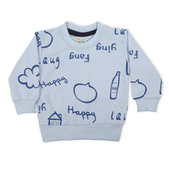 Newborn Boys Full Sleeves T-Shirt - Blue