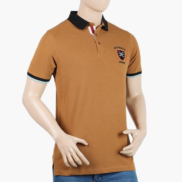 Eminent Men's Half Sleeves Polo T-Shirt - Brown