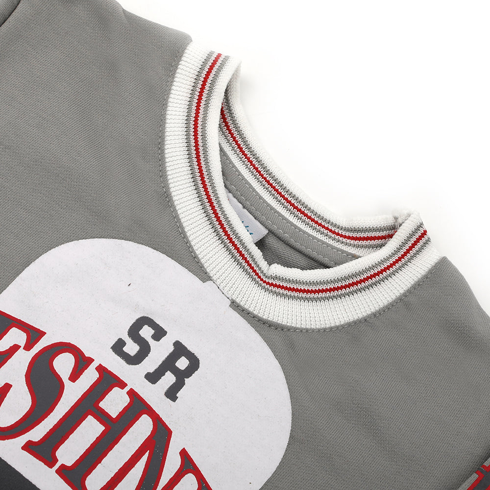 Boys Full Sleeves SweatShirt - Grey, Boys Hoodies & Sweat Shirts, Chase Value, Chase Value