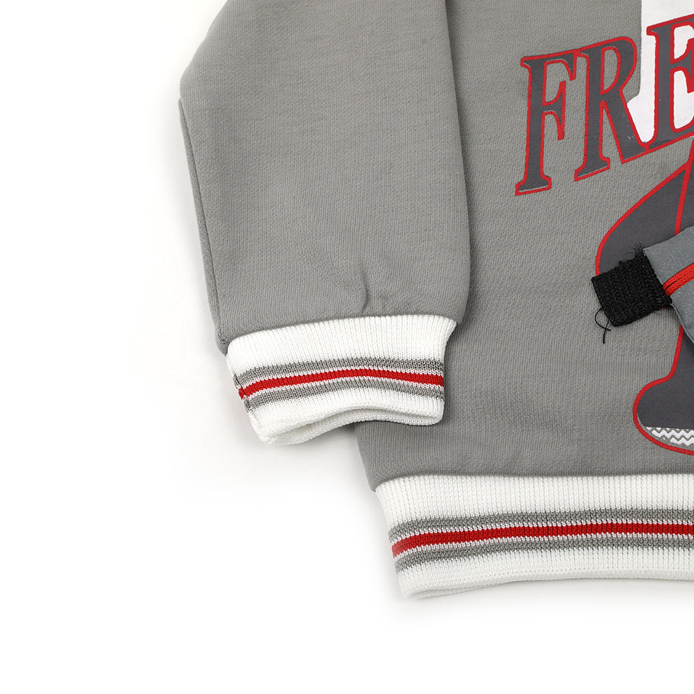 Boys Full Sleeves SweatShirt - Grey, Boys Hoodies & Sweat Shirts, Chase Value, Chase Value