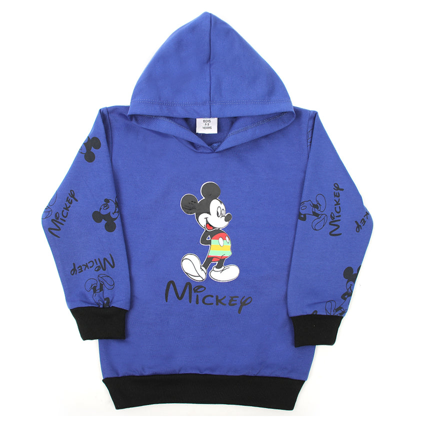 Boys Full Sleeves Hoodie - Royal Blue