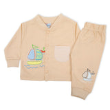 Newborn Boys Full Sleeves 2pcs Suit - Fawn, Newborn Boys Sets & Suits, Chase Value, Chase Value