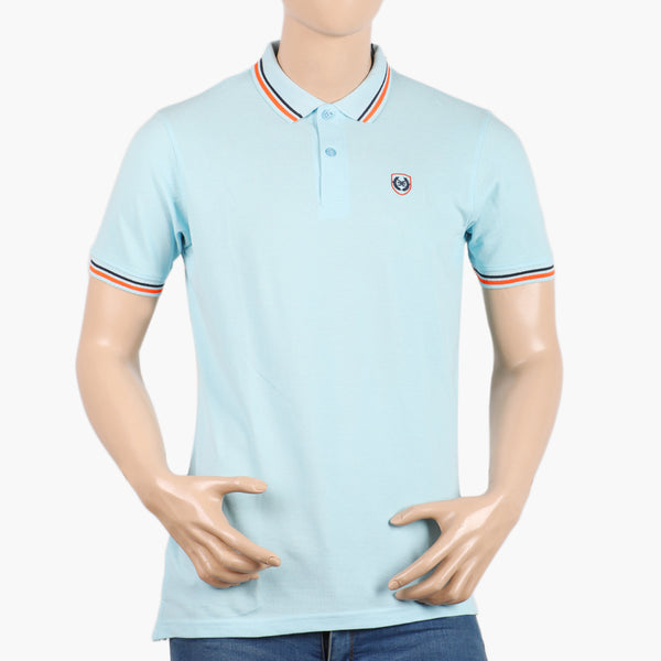 Eminent Men's Half Sleeves Polo T-Shirt - Sky Blue, Men's T-Shirts & Polos, Eminent, Chase Value