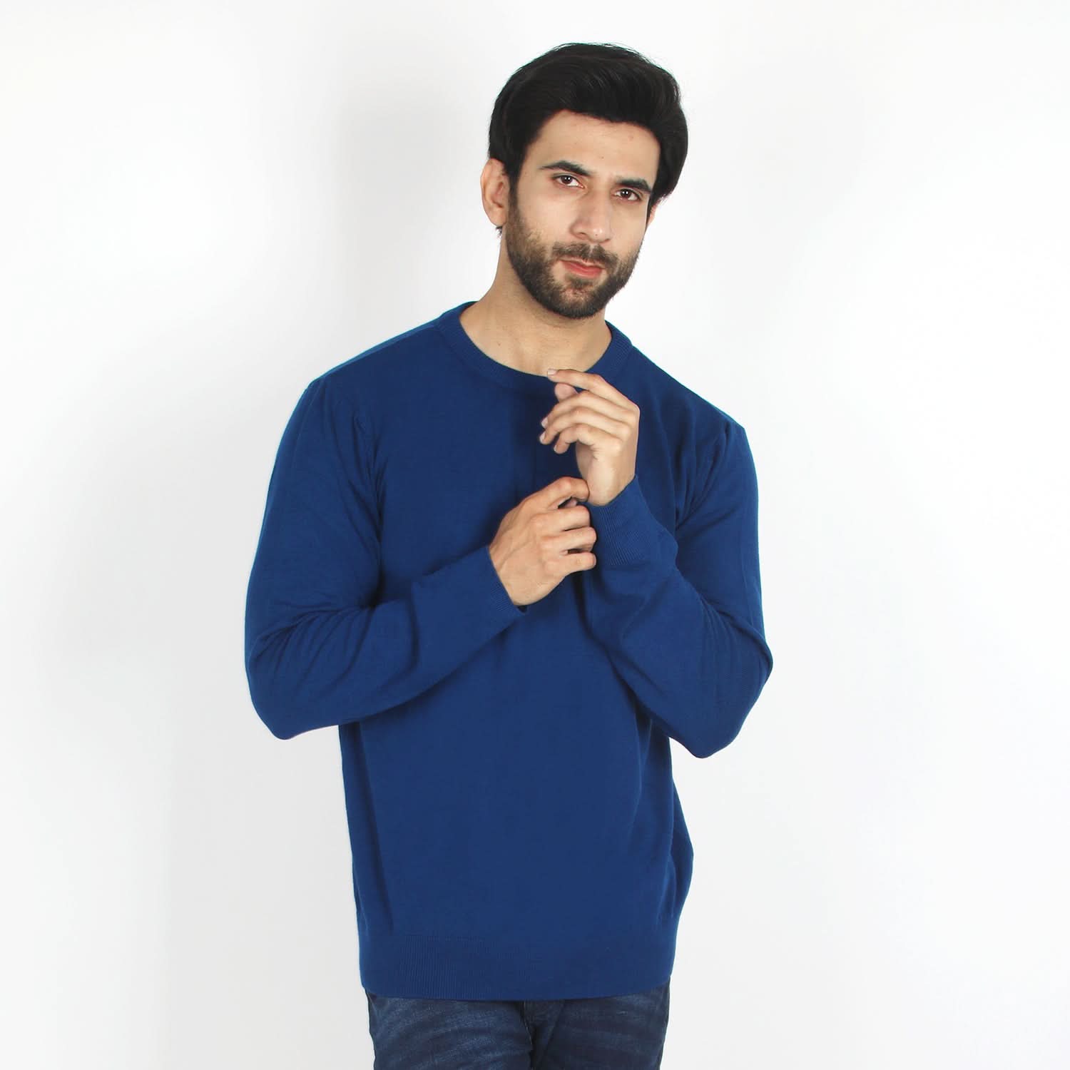 Eminent Men's Full Sleeves Sweaters - Royal Blue, Men's Sweater & Sweat Shirts, Eminent, Chase Value
