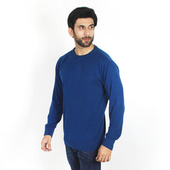 Eminent Men's Full Sleeves Sweaters - Royal Blue