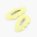 Women's Hair Pin Tik Tik Pack of 2 - Yellow, Women Hair & Head Jewellery, Chase Value, Chase Value