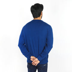 Eminent Men's Full Sleeves Sweaters - Royal Blue