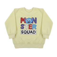 Boys Full Sleeves SweatShirt - Lemon