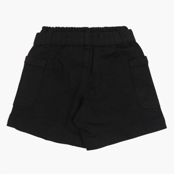 Eminent Girls Denim Short  - Black