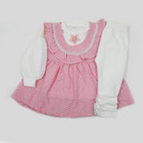Girls Full Sleeves 3pcs Suit - Pink, Girls Suits, Chase Value, Chase Value