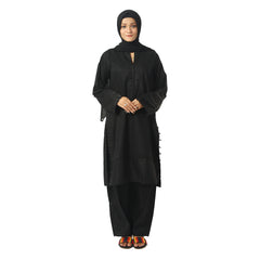 Women's Fancy 2Pcs Suit - Black