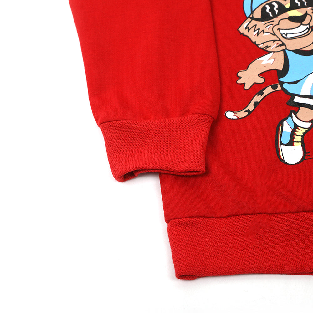 Boys Full Sleeves Sweat Shirt - Red, Boys Hoodies & Sweat Shirts, Chase Value, Chase Value
