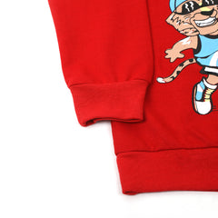 Boys Full Sleeves Sweat Shirt - Red