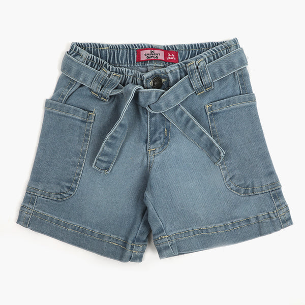 Eminent Girls Denim Short  - Blue