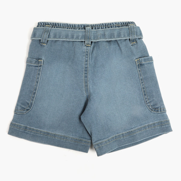 Eminent Girls Denim Short  - Blue