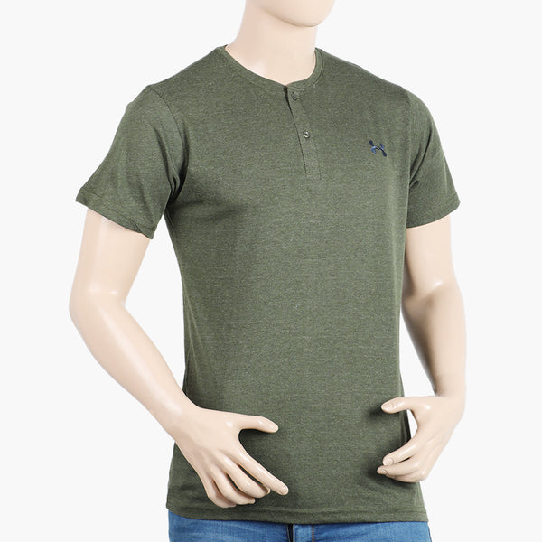 Men's Half Sleeves T-Shirt - Green, Men's T-Shirts & Polos, Chase Value, Chase Value