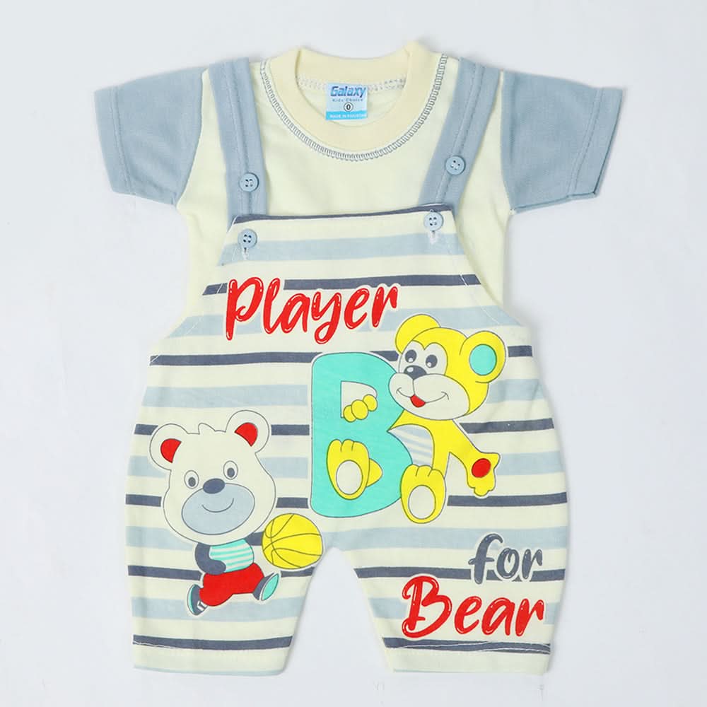 Newborn Boys Romper - Steel Blue, Newborn Boys Rompers, Chase Value, Chase Value