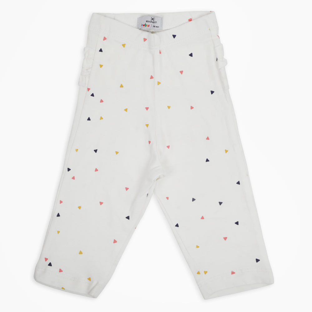 Eminent Newborn Girls Tight - Off White, Newborn Girls Shorts Skirts & Pants, Eminent, Chase Value