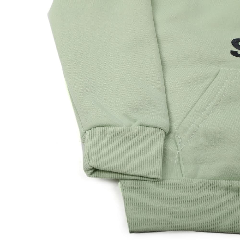 Girls Full Sleeves Hoodie T-Shirt - Light Green, Girls Hoodies & Sweat Shirts, Chase Value, Chase Value