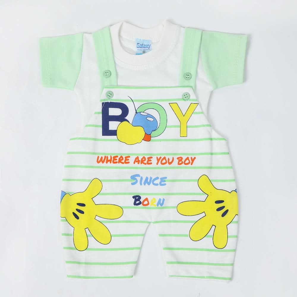 Newborn Boys Romper - Green, Newborn Boys Rompers, Chase Value, Chase Value
