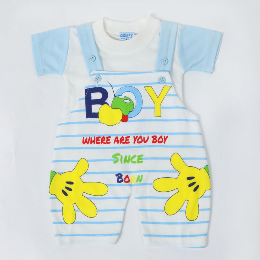 Newborn Boys Romper - Blue, Newborn Boys Rompers, Chase Value, Chase Value
