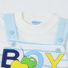 Newborn Boys Romper - Blue